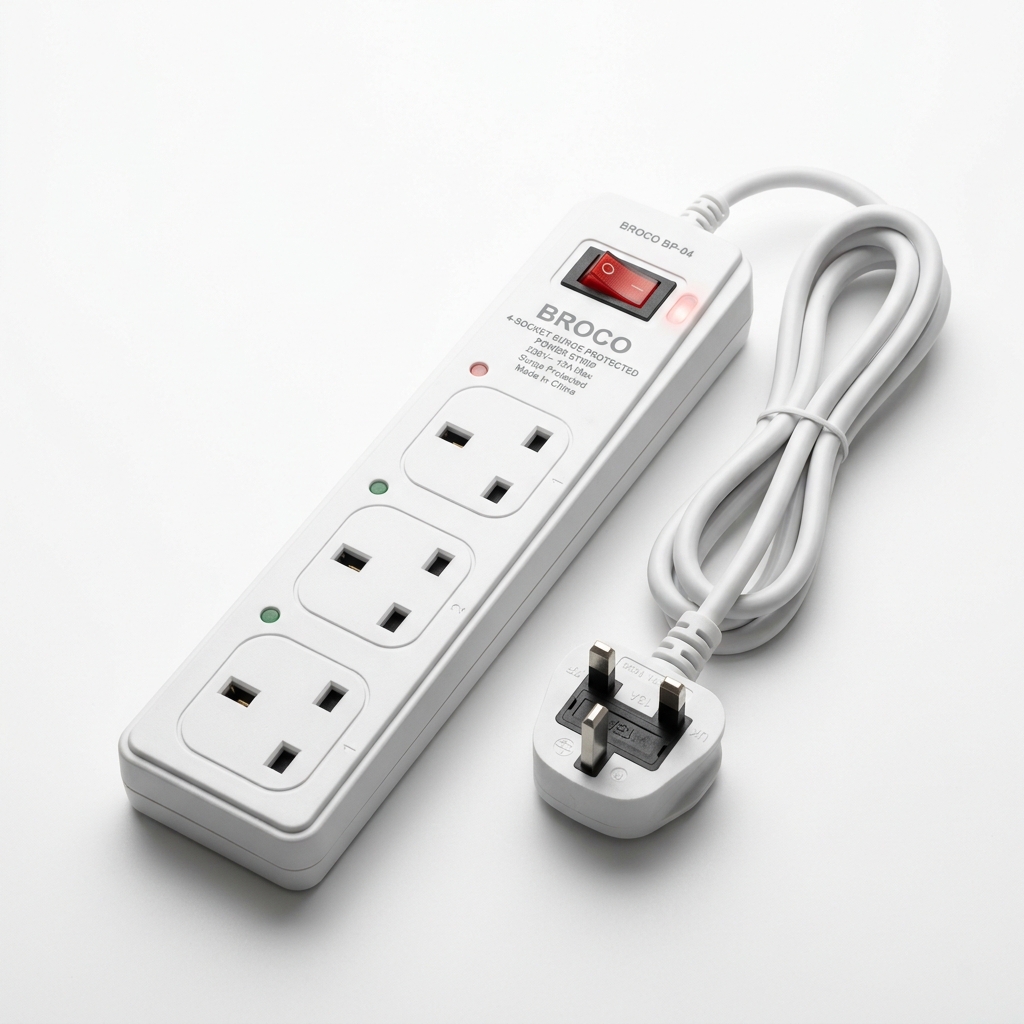 Stop Kontak Broco 4 Lubang + Kabel